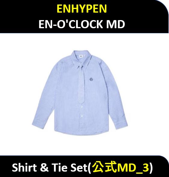 【公式MD_3】 ENHYPEN - (Shirt & Tie Set) EN-OCLOCK MD