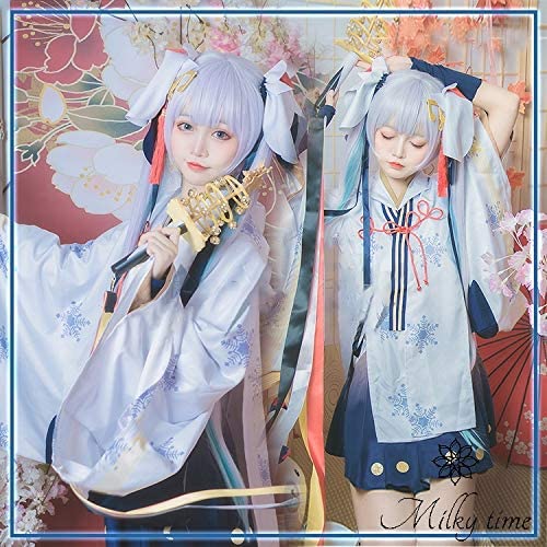 ウィッグ付き 雪ミク2018ゆきたんちzう巫女 VOCALOID ボーカロイド ボカロ初音衣装