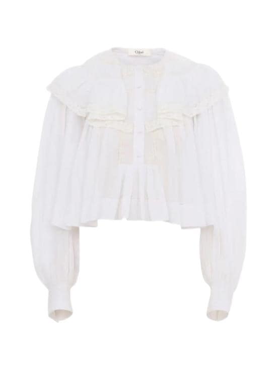 CHLOE Women Blouses CH26SHT84040 107 White