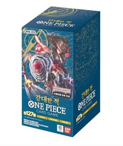 バンダイ ワンピース ONE PIECE CARD GAME Mighty Enemy OPK-03 1箱24パック 韓国語版