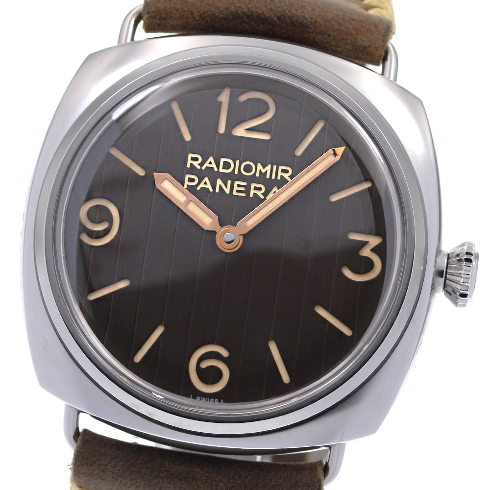 パネライ PANERAI PAM01243 ラジオミール アイリーン 世界限定449本 手巻き メンズ 美品 箱保証書付き_826264【中古】