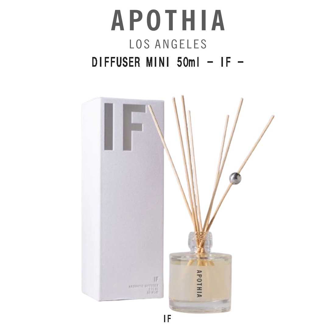 APOTHIA ディフューザー ミニ イフ フレグランス アロマ シトラス 柑橘系 インテリア 定番 人気 ギフト プレゼント DIFFUSER MINI 50ml 