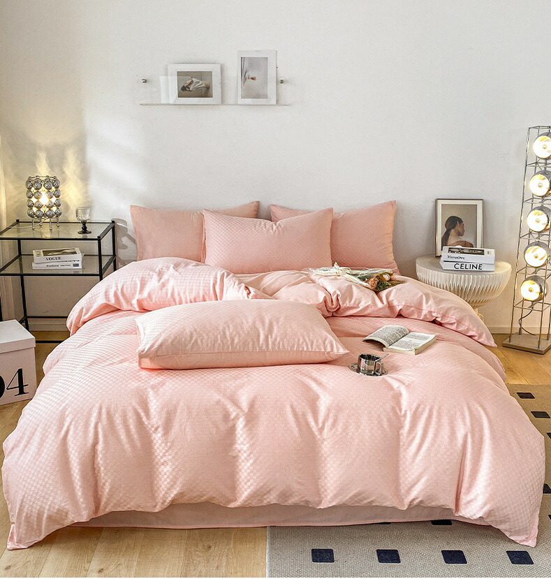 寝具 布団カバー セット シングル ３点セット ダブル4点セット 綿100％ ジャカード おしゃれ 子供 安心 フトンカバー 掛け布団カバー シーツ ボックスシーツ 枕カバー ベッド用 布団用