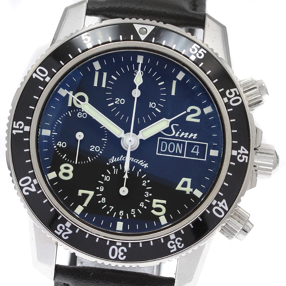 ジン Sinn 103 デイデイト クロノグラフ 自動巻き メンズ _898969【中古】