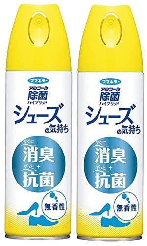 【まとめ買い】フマキラー シューズの気持ち 靴 消臭 抗菌 スプレー 無香性 180mL × 2個