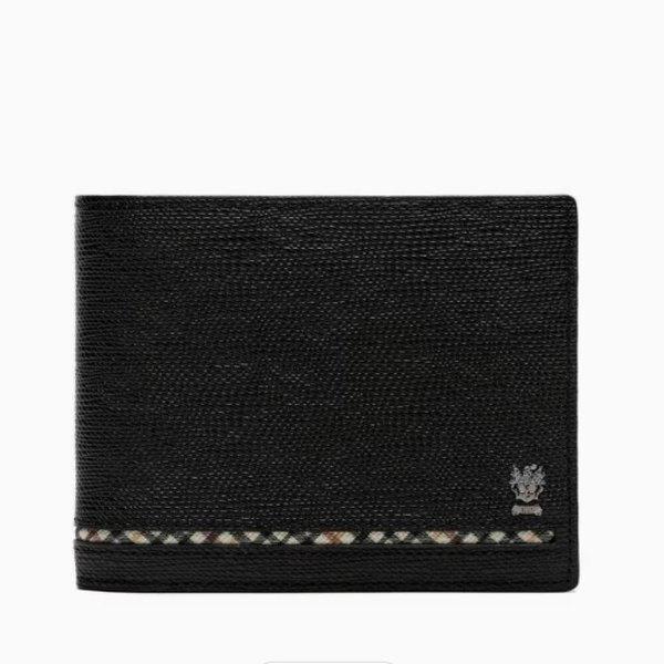 AK Bundang店 ブラックチェックラインポイント 牛革 DBWA5F623BK