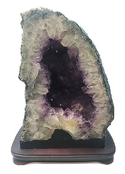 gs-sp-403 天然石 アメジスト 原石 ドーム 1点もの 台座付き