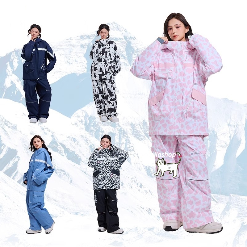 スノーボードウェア 2024 2025 上下セット メンズ レディース アウター ジャケット パンツ ズボン セットアップ ウィンタースポーツ 韓国風 防水防寒スノーウェア スキーウェア スノボウェア