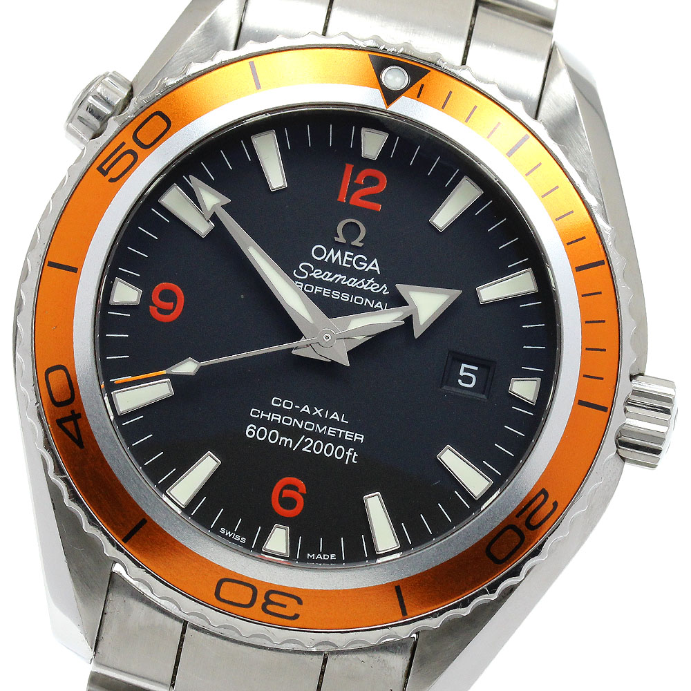 オメガ OMEGA 2208.50 シーマスター600 プラネットオーシャン デイト 自動巻き メンズ _895479【中古】