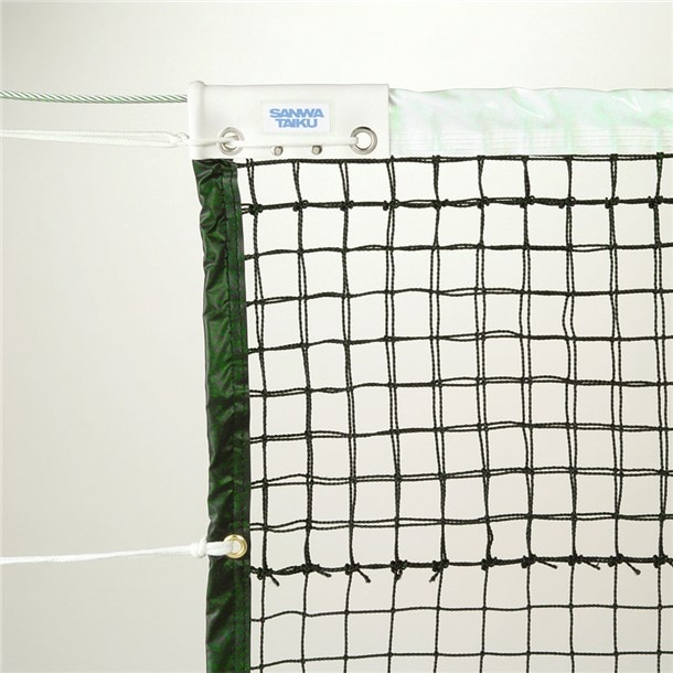 テニスネットミドリスチールワイヤーA 三和体育 テニスネット (s2333)