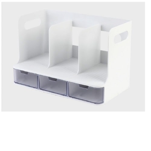 シスマックスオリオ引き出し本棚ホワイト透明x 1教材教区学習準備物文具事務用品会社学校化粧品保管韓国 4,939円