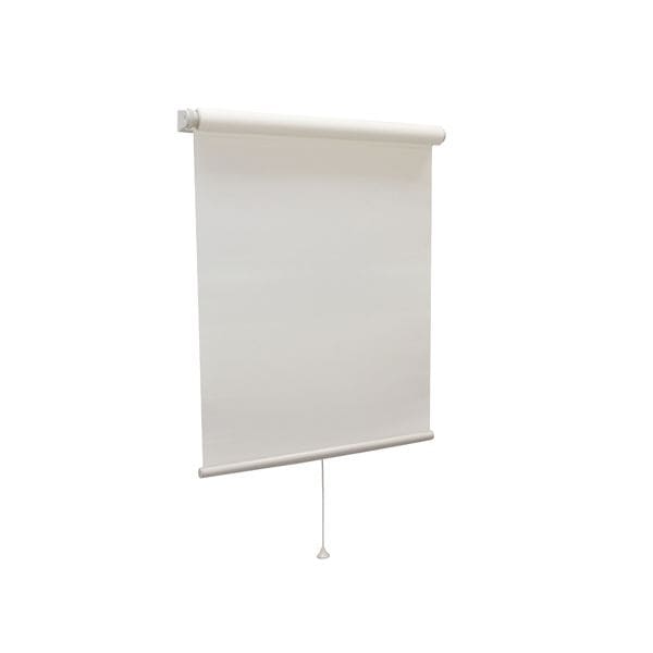 モダン ロールスクリーン (無地ウォッシャブル 45cm×135cm アイボリー) 日本製 巻取りスピード調整機能付き 『ティオリオ』