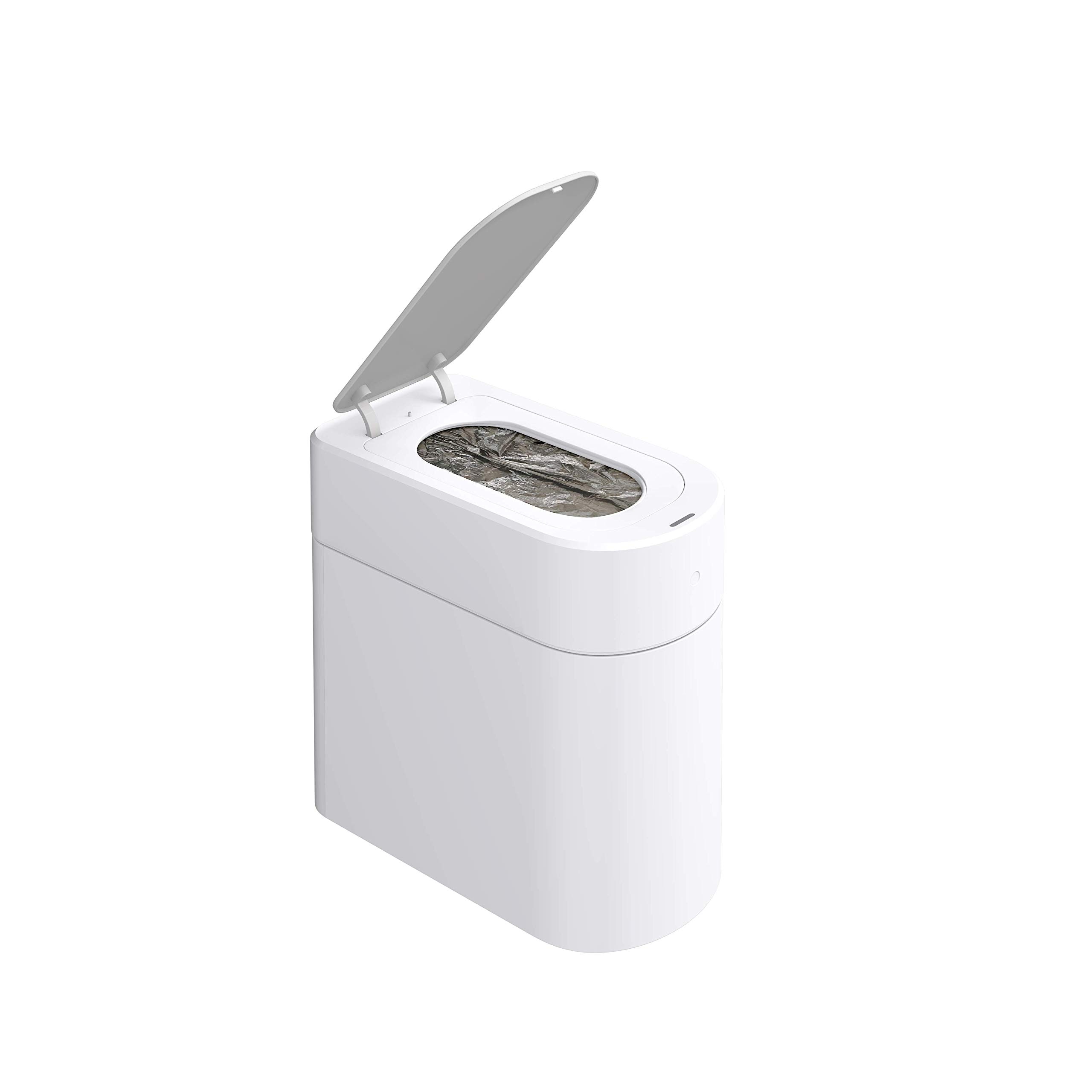 【国内正規輸入品】townew (トーニュー) 全自動ゴミ箱 オリジナルセットT3-AZ(本体セット+交換用ゴミ袋リフィルカートリッジ2個 増量) ホワイト