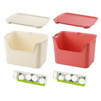 収納ケース katasu（カタス） カタスセット K-hL2+fML2+AC2 WH/PI ホワイト/ピンク