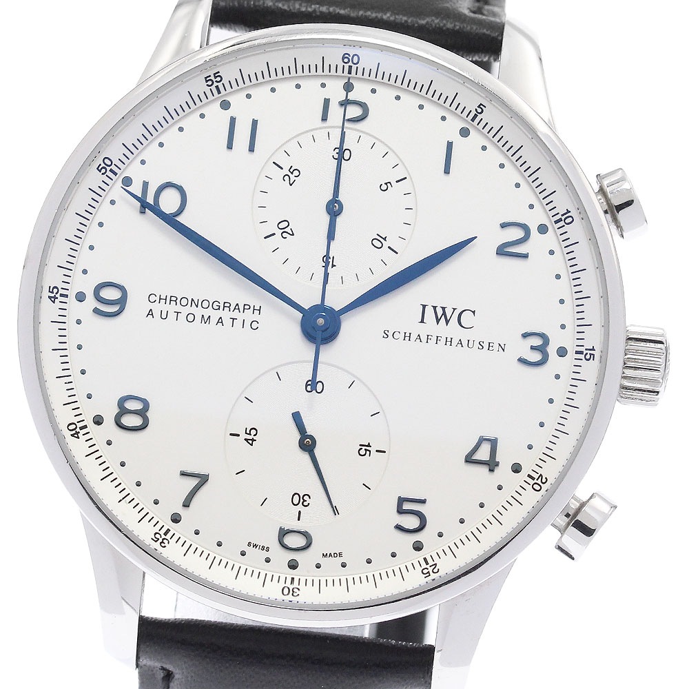 IWC IWC SCHAFFHAUSEN IW371417 ポルトギーゼ クロノグラフ 自動巻き メンズ 良品 保証書付き_956594【中古】