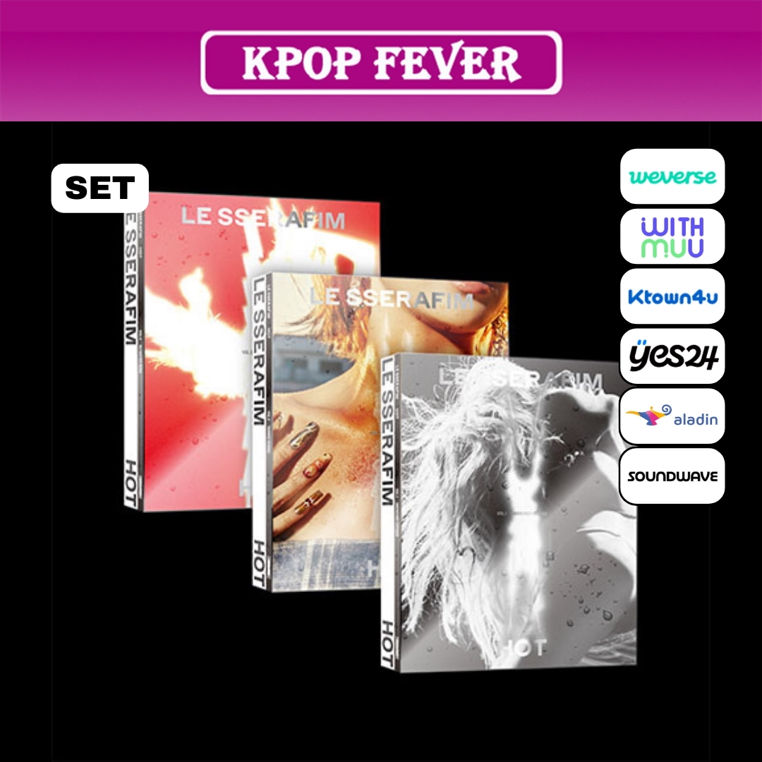 [online特典] LE SSERAFIM - [ HOT ] 5th Mini Album / PHOTOBOOK ver. (SET)