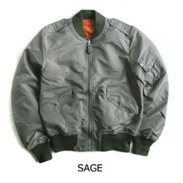 L-2B フライトジャケット 7448E モデル S セージ レプリカ ミリタリーウェア ミリタリージャケット 軍モノ