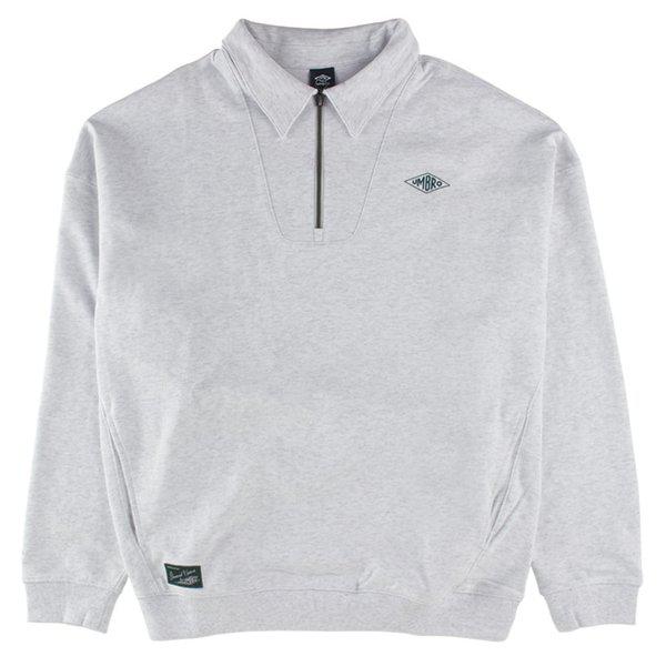 ウェイファインダーグラフィックハーフジップカラーマンツーマン UQ121CFS12-WMG0