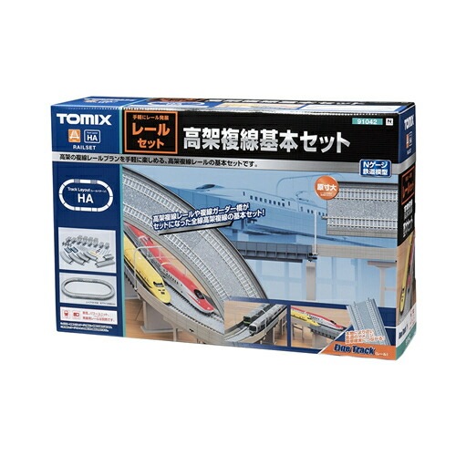 トミックス【TOMIX】高架複線基本セット(レールパターンHA) Nゲージ H-4543736910428【91042 （車両・パワーユニット別売）】