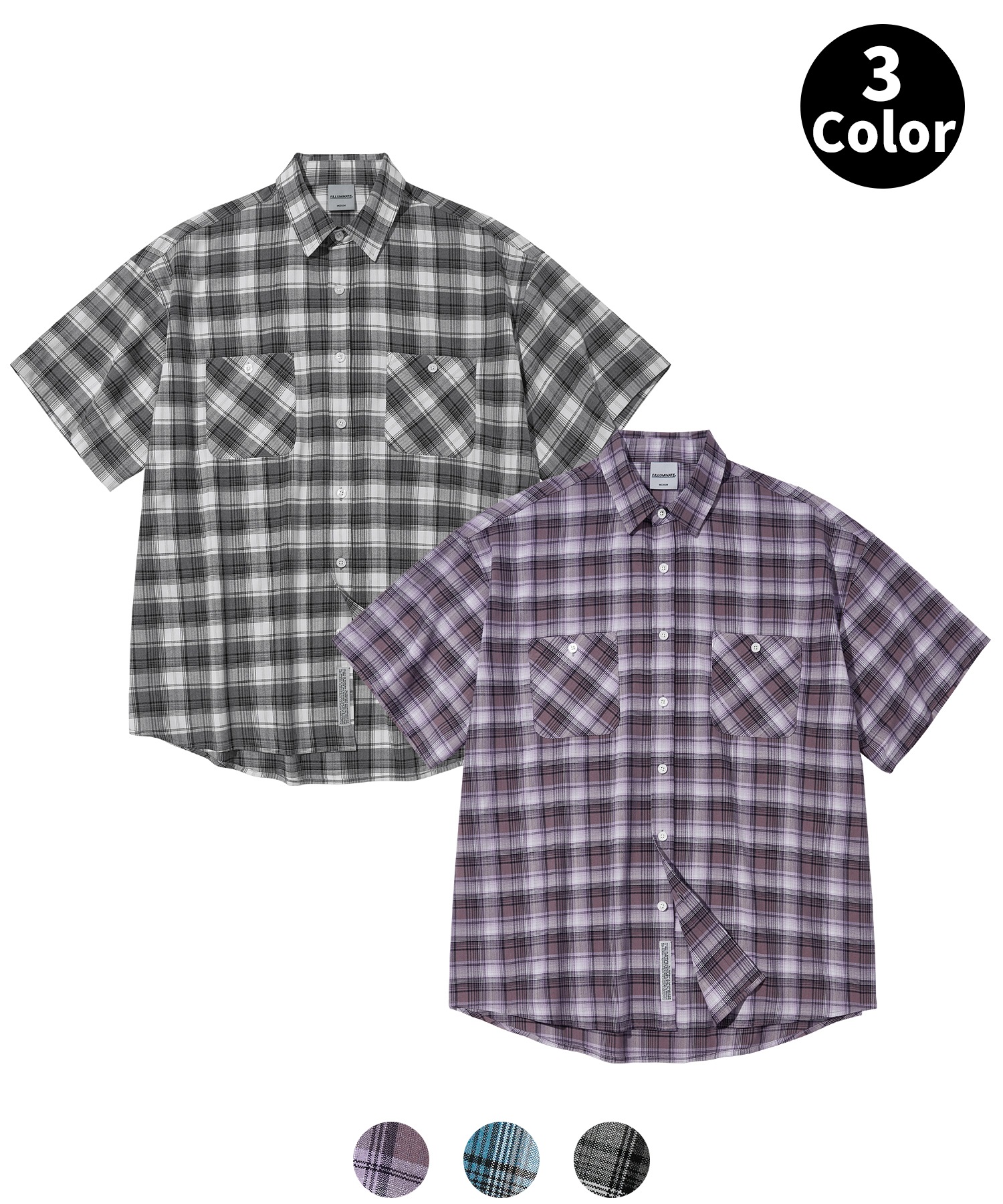 ロンバスツーポケットハーフシャツ