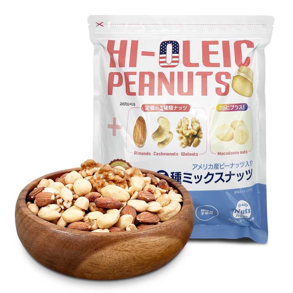 DaiwaPEANUTSR 5個セット ピーナッツ　ホワイトスター　デジタルカモ Qoo10] Daily Nuts & Fruits アメリカ産ピーナッツ入り5種ミックスナッ
