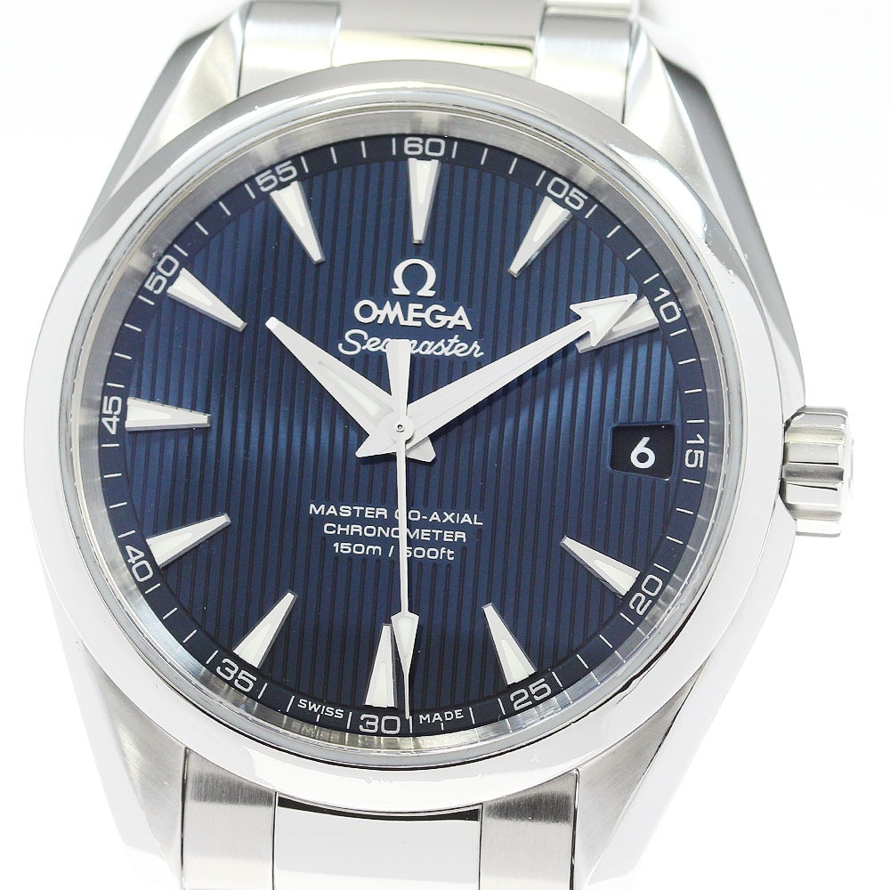 オメガ OMEGA 231.10.39.21.03.002 シーマスター アクアテラ 150Ｍ マスターコーアクシャル 自動巻き メンズ 良品 保証書付き_863301【中古】