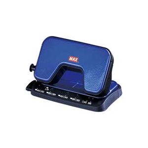 （まとめ）マックス 軽あけパンチSCOOVA DP-15T／B 青 DP90124(×10セット)