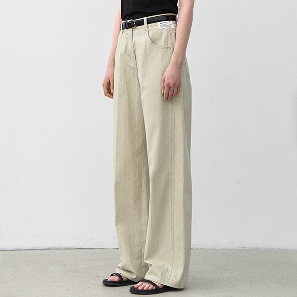 (PT-5656)ESSENTIAL COTTON TWILL PANTS