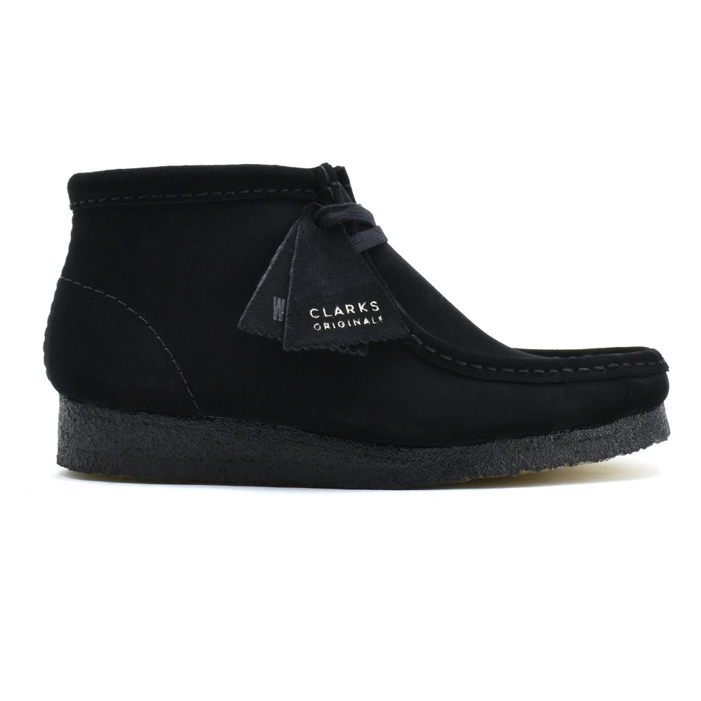 クラークス オリジナルズ ワラビー レディース ワラビーブーツ チャッカブーツ カジュアル ショート丈 スエード ブラック 黒 Clarks Originals WALLABEE BOOTS【送料無料
