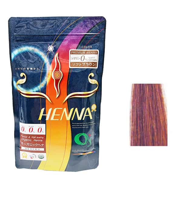 オーズプレミアムヘナ ソフトブラウン 500g