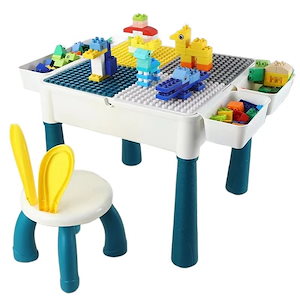 子供用積み木 テーブル 大 対応 組み立て知育玩具 男の子 3-6歳 赤ちゃん 5 多機能 ゲーム テーブル