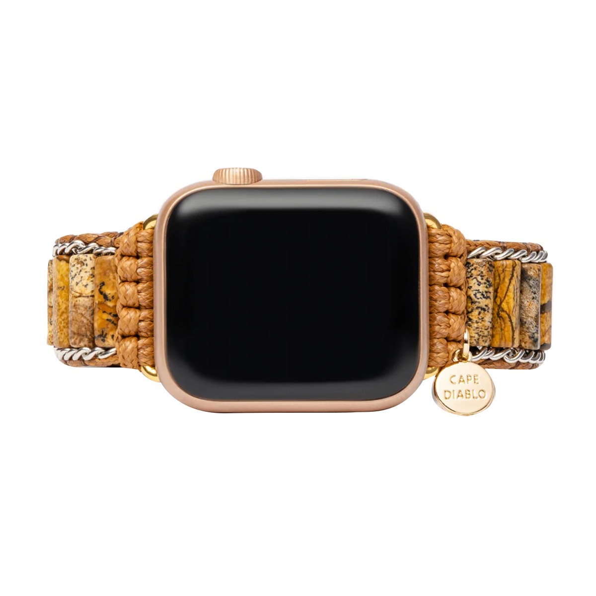 ケープディアブロ CAPE DIABLO アップルウォッチ ストラップ CDAW0066/41 wwcd00084l ティンバージャスパー シングル ブレスレット 1連ブレス ミックスカラー