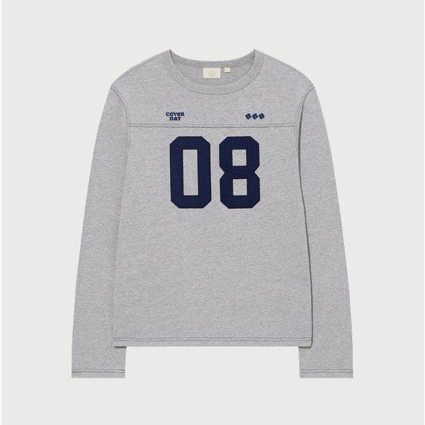 女性ナンバーロゴ長袖 B1 CO2503LT70 MG DN