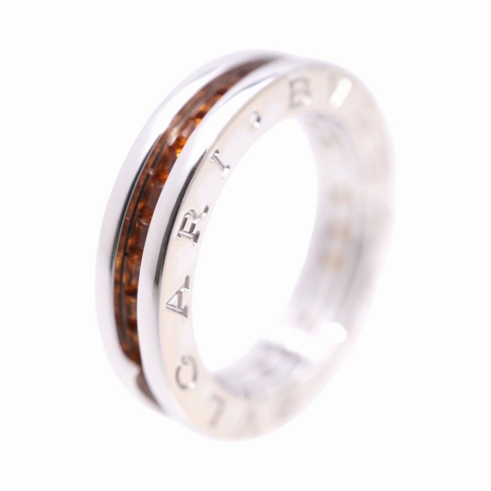 美品 B-ZERO1 シトリン リング・指輪 K18ホワイトゴールド/シトリン ホワイトゴールド 0040【中古】 レディース