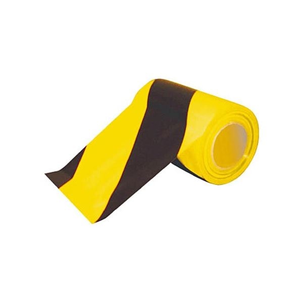 （まとめ）ユニット トラテープ 斜めトラ塩ビフィルム 90mm幅x10m巻 1巻[x3]