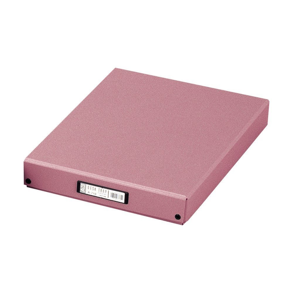 （まとめ買い）デスクトレー A3 ローズピンク A-718 [x3]