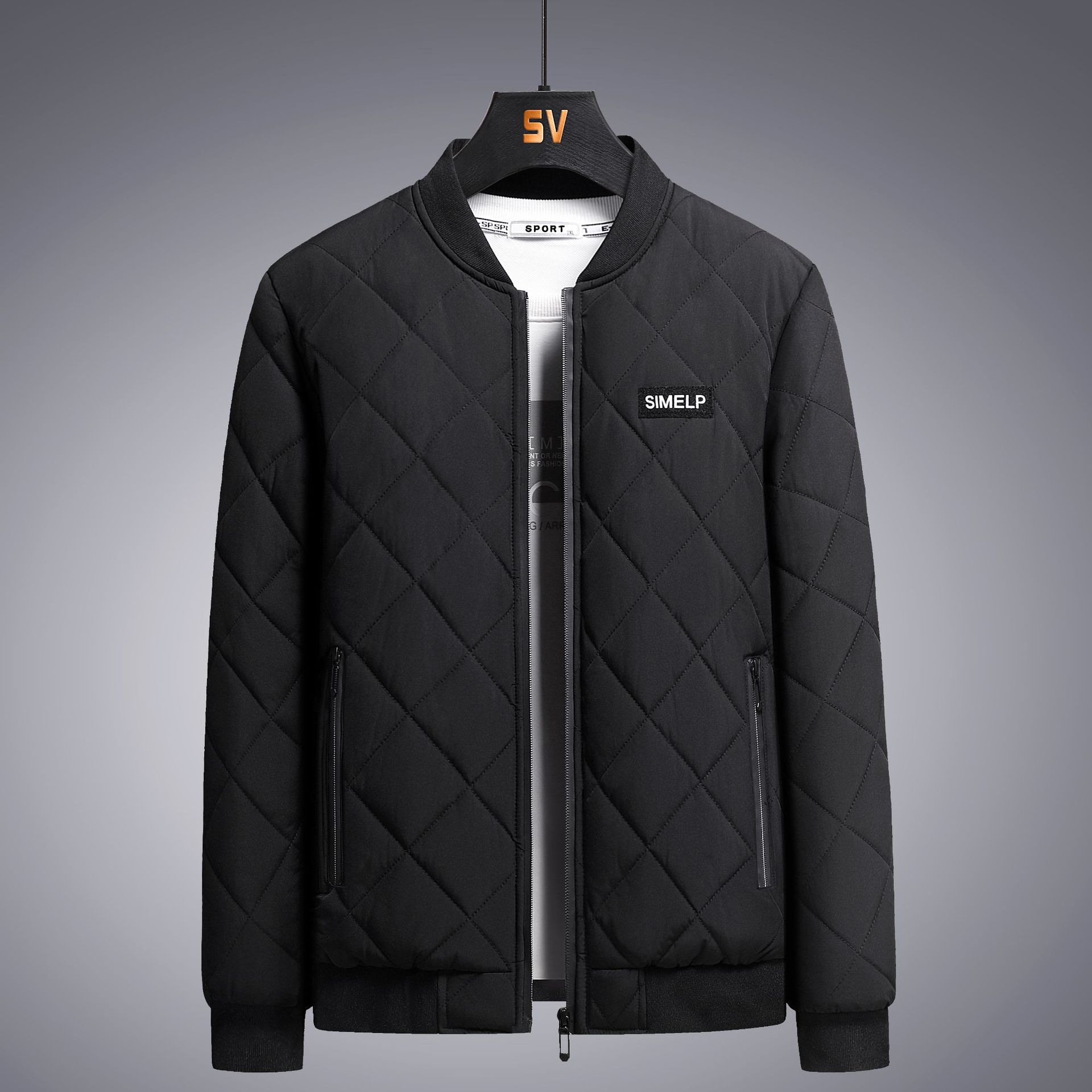 裏起毛中綿ジャケット メンズ 中綿ジャケット キルティング 裏起毛