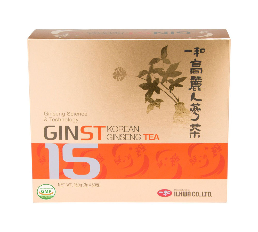 ジンスト15高麗人蔘茶（一和発酵人蔘）60包　サプリ サプリメント 高麗人蔘 健康食品　 IJ
