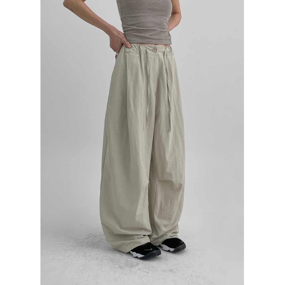 ブラックアップ ケウィン バックバンディング ワイド ナイロンパンツ モデル名