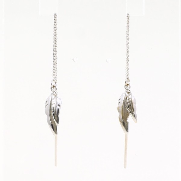 K14 14金 WG ピアス ジュエリー 中古