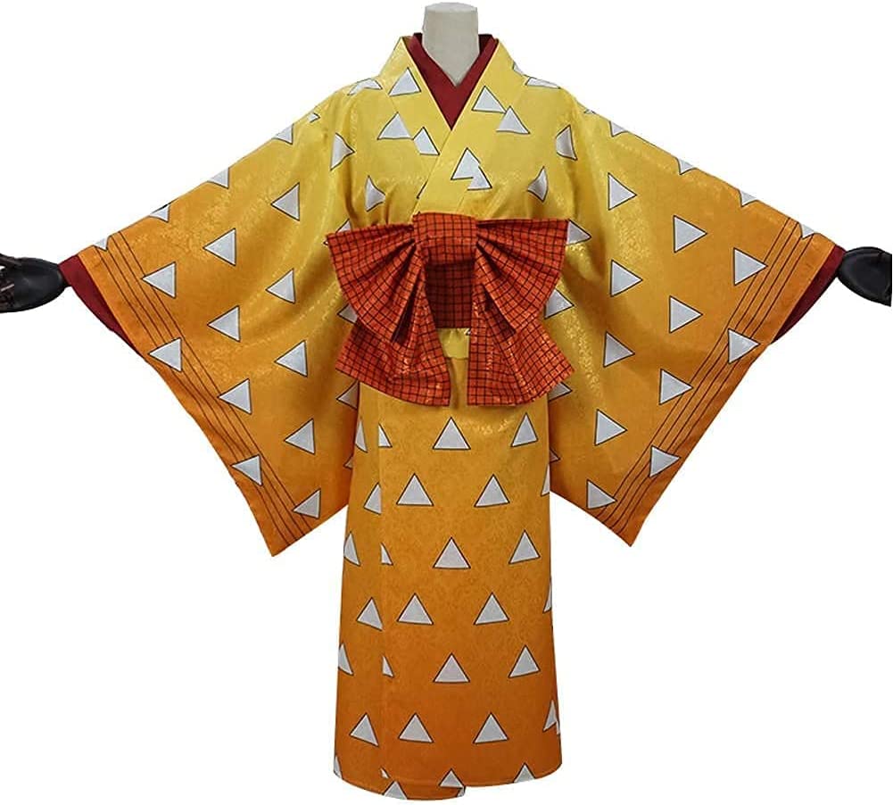 鬼滅の刃 我妻善逸 あがつま ぜんいつ 風 コスプレ衣装 イベント パーティー メイド服 仮装 アニメ ハロウィ