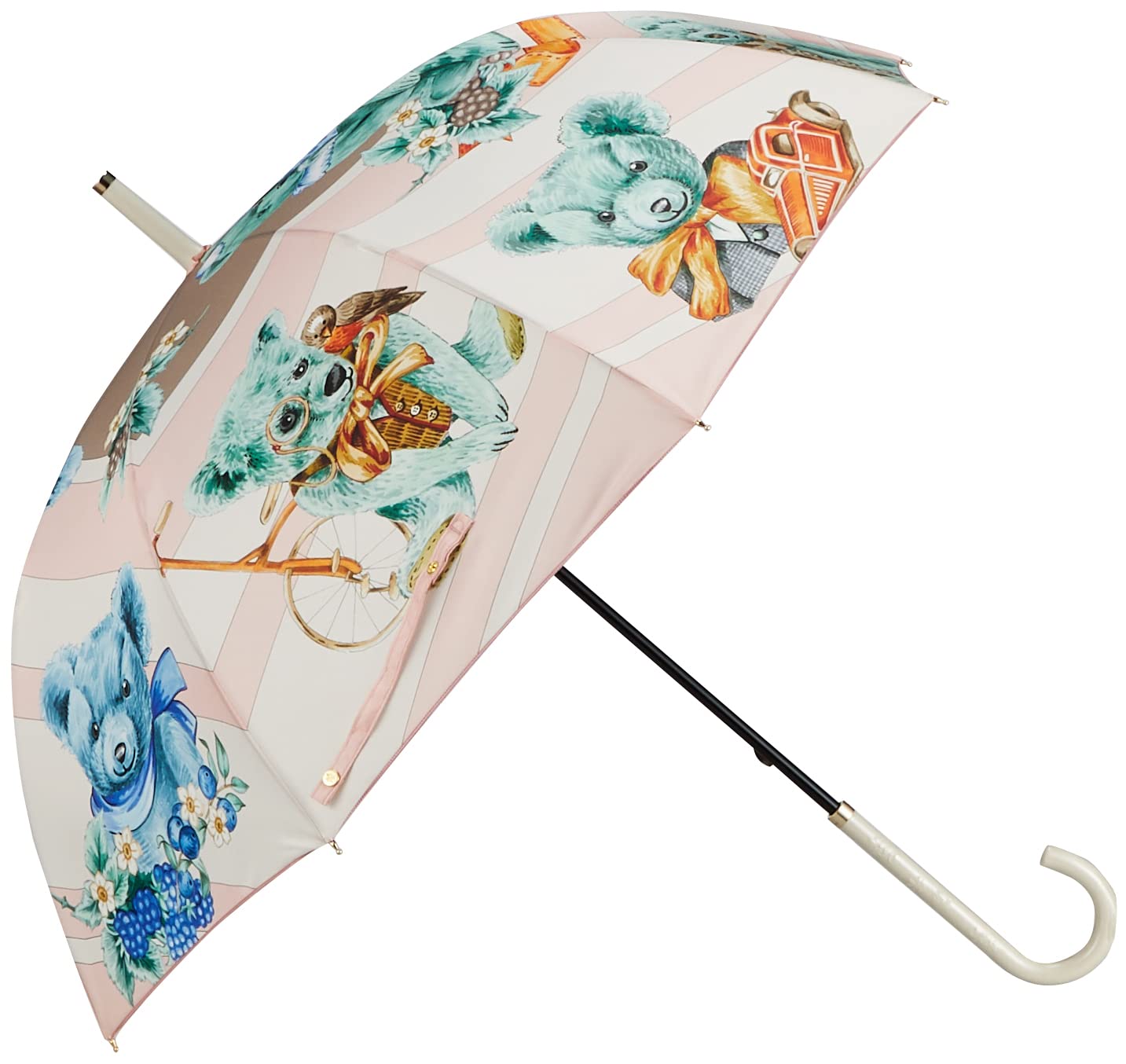 [ポール アンド ジョー ] MOONBAT(ムーンバット) PAUL & JOE(ポール&ジョー) インクジェットプリント 1枚張り 長傘 雨傘 レディース 21-113-10759-00-31-5