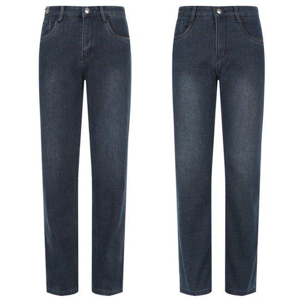 メンズ冬プレミアムウォッシング起毛デニムパンツ GD-JEK-561