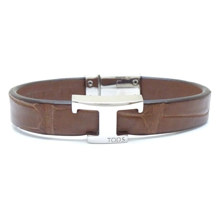 Tタイムレス ブレスレット アリゲーターxメタル /292857【中古】 14,813円