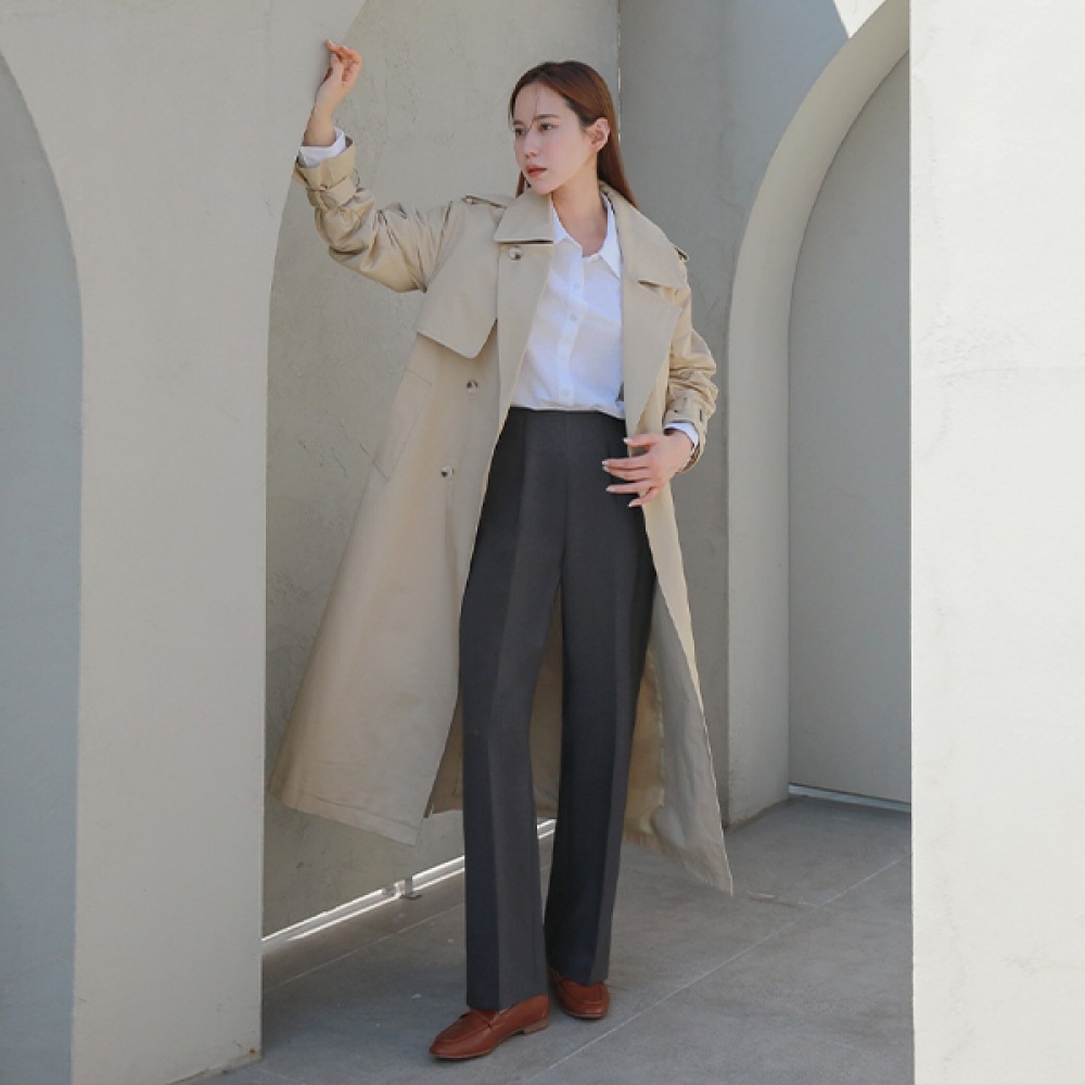 (JSTYLEのイーブレット) イーブレットガーレンスプレミアムワイドバンドスラックスJSTYLE