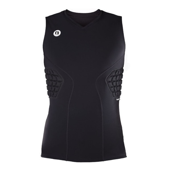 G-FORM ジーフォーム サッカー 肋骨周りプロテクター付きタンク PRO Team Tank Black L ST0202015