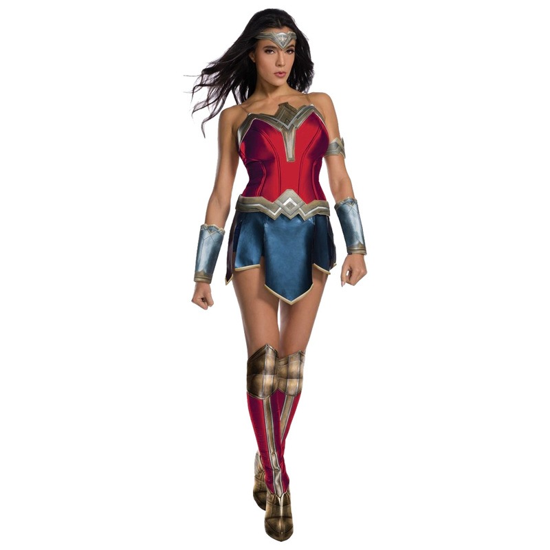 コスプレ 仮装 ワンダーウーマン 大人用 S 【 コスプレ 衣装 ハロウィン 仮装 コスチューム 正規ライセンス品 公式 余興 アメコミ レディース DCコミック パーティーグッズ 映画キャラクター
