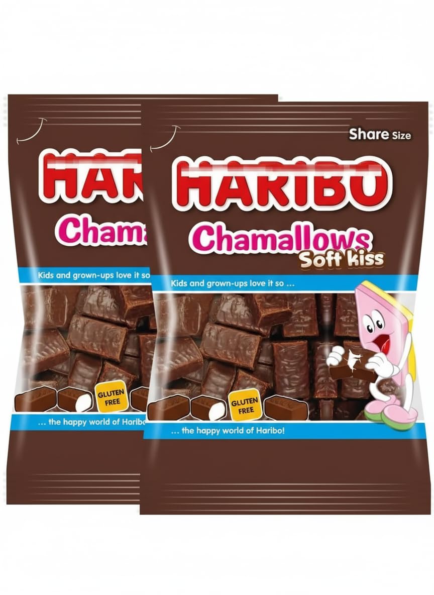 ハリボー チョコマシュマロ ソフトキス chamallows 200g 200g