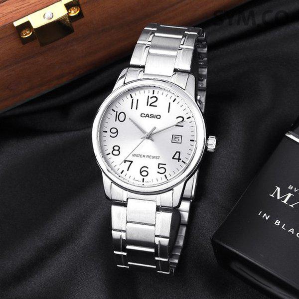 MTP-V002D-7B クラシックラウンドアナログ紳士用メタルウォッチ d