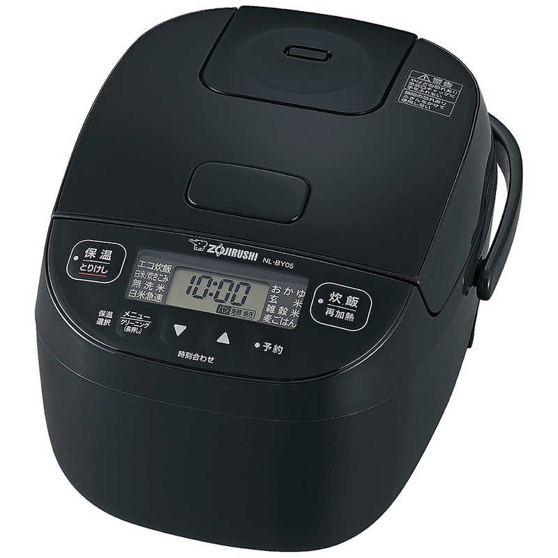象印マホービン　ZOJIRUSHI　炊飯器 3合 極め炊き マイコン ブラック　NL-BY05